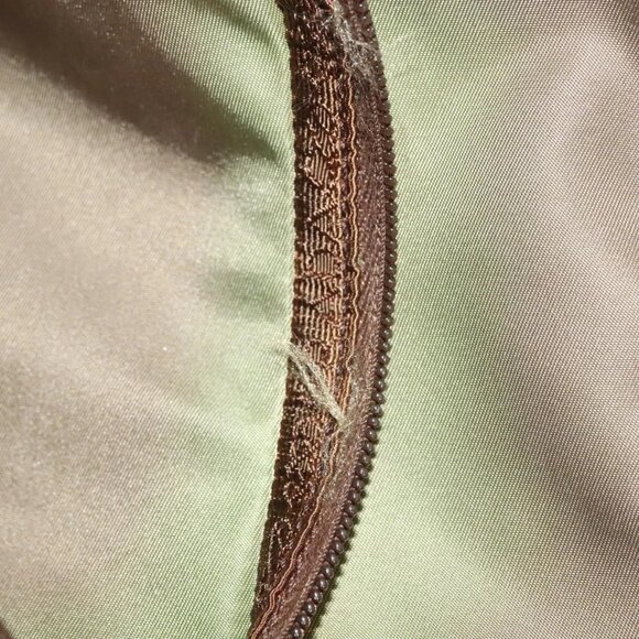 PRADA Shoulder Bag Nylon Khaki Silver Auth ki5896 - Picture 13 of 16